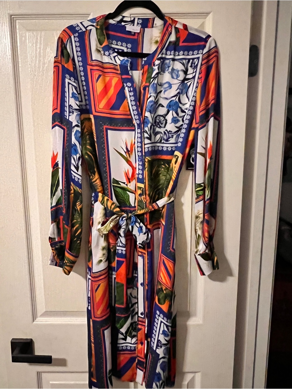 Ecru Tropical Dress | Large | NWT